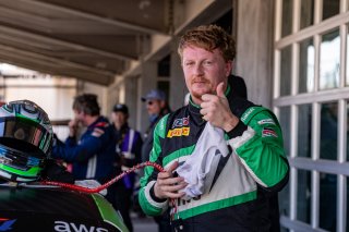 #18 Porsche 718 Cayman GT4 RS Clubsport of Eric Filgueiras and Steven McAleer, RS1, GT4 America, Pro-Am, SRO America, Indianapolis Motor Speedway, Indianapolis, Indiana, Oct 2022.
 | Regis Lefebure/SRO    