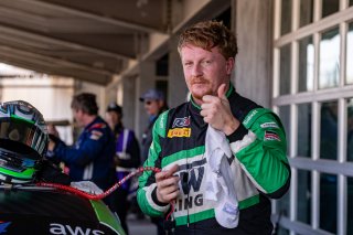 #18 Porsche 718 Cayman GT4 RS Clubsport of Eric Filgueiras and Steven McAleer, RS1, GT4 America, Pro-Am, SRO America, Indianapolis Motor Speedway, Indianapolis, Indiana, Oct 2022.
 | Regis Lefebure/SRO    