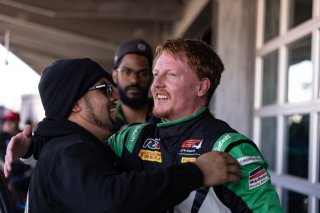 #18 Porsche 718 Cayman GT4 RS Clubsport of Eric Filgueiras and Steven McAleer, RS1, GT4 America, Pro-Am, SRO America, Indianapolis Motor Speedway, Indianapolis, Indiana, Oct 2022.
 | Regis Lefebure/SRO    