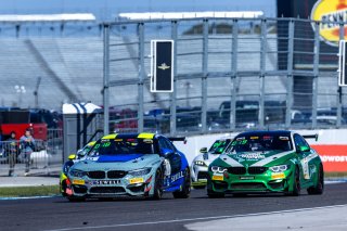 #10 BMW M4 GT4 of Tim Horrell and Toby Grahovec, Fast Track Racing, GT4 America, Pro-Am, SRO America, Indianapolis Motor Speedway, Indianapolis, Indiana, Oct 2022.
 | Regis Lefebure/SRO