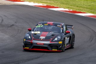 #83 Porsche718 Cayman GT4 RS Clubsport of Juan Martinez and Nelson Calle, RS1, GT4 America, Am, SRO America, New Orleans Motorsports Park, New Orleans, LA, May 2022.
 | Brian Cleary/SRO