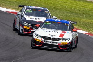 #82 BMW M4 GT4 of James Walker Jr. and Devin Jones, BimmerWorld, GT4 America, Pro-Am, SRO America, New Orleans Motorsports Park, New Orleans, LA, May 2022.
 | Brian Cleary/SRO