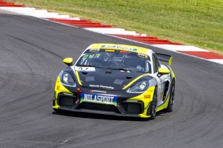 #47 Porsche 718 Cayman GT4 RS Clubsport of Scott Noble and Jason Hart, NOLASPORT, GT4 America, Pro-Am, SRO America, New Orleans Motorsports Park, New Orleans, LA, May 2022.
 | Brian Cleary/SRO