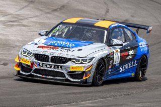 #11 BMW M4 GT4 of Damon Surzyshyn and Gregory Liefoughe, Fast Track Racing, GT4 America, Pro-Am, SRO America, New Orleans Motorsports Park, New Orleans, LA, May 2022.
 | Brian Cleary/SRO