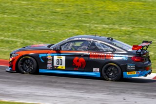 $80 BMW M4 GT4 of Todd Brown and Johan Schwartz, Rooster Hall Racing, GT4 America, Am, SRO America, New Orleans Motorsports Park, New Orleans, LA, May 2022.
 | Brian Cleary/SRO