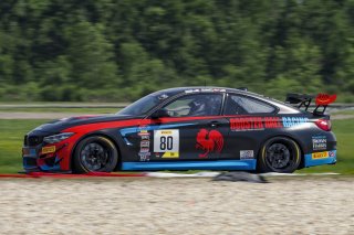 $80 BMW M4 GT4 of Todd Brown and Johan Schwartz, Rooster Hall Racing, GT4 America, Am, SRO America, New Orleans Motorsports Park, New Orleans, LA, May 2022.
 | Brian Cleary/SRO