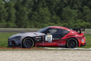 #112 Toyota GR Supra GT4 of Dominc Starkweather and Ryan Dexter, Dexter Racing, GT4 America, Pro-Am, SRO America, New Orleans Motorsports Park, New Orleans, LA, May 2022.
 | Brian Cleary/SRO