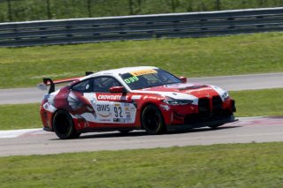 #92 BMW M4 GT4 of Kevin Boehm and Kenton Koch, Random Vandals Racing, Pirelli GT4 America, Silver, SRO America, NOLA Motorsports Park, New Orleans, LA, April 2023.
 | Brian Cleary/SRO