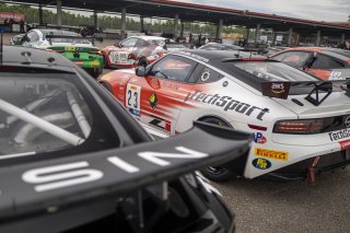 #23 Nissan Z GT4 of Bryan Heitcotter and Tyler Stone, Techsport Racing, Pirelli GT4 America, Pro-Am, SRO America, NOLA Motorsports Park, New Orleans, LA, April 2023.
 | Brian Cleary/SRO