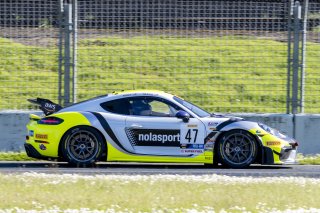 #47 Porsche 718 Cayman GT4 RS Clubsport, NOLASPORT, Pirelli GT4 America, Pro-Am, SRO America, Sonoma Raceway, Sonoma, CA, April 2023.
 | Brian Cleary/SRO