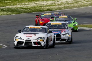 #999 Toyota Gazoo Racing GR Supra GT4 of Parker Thompson and Daniel Hanley, Hanley Motorsports, Pirelli GT4 America, Silver, SRO America, Sonoma Raceway, Sonoma, CA, April 2023.
 | Brian Cleary/SRO