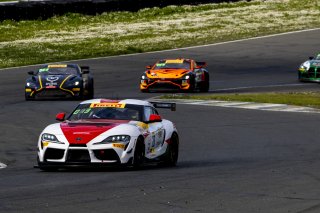 #20 Toyota Gazoo Racing GR Supra GT4 of Nicholas Shanny and Terry Borcheller, Carrus Callas Raceteam, Pirelli GT4 America, Am, SRO America, Sonoma Raceway, Sonoma, CA, April 2023.
 | Brian Cleary/SRO