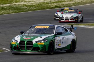 #98 BMW M4 GT4 of Paul Sparta and Al Carter, Random Vandals Racing, Pirelli GT4 America, Am, SRO America, Sonoma Raceway, Sonoma, CA, April 2023.
 | Brian Cleary/SRO