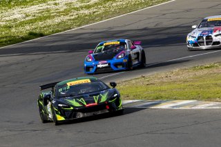 #54 McLaren Arturo GT4 of Tim Pappas and Jeroen Bleekemolen, Black Swan Racing, Pirelli GT4 America, Pro-Am, SRO America, Sonoma Raceway, Sonoma, CA, April 2023.
 | Brian Cleary/SRO