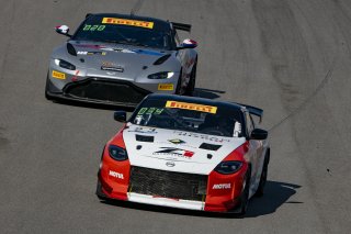 #23 Nissan Z GT4 of Bryan Heitcotter and Tyler Stone, Techsport Racing, Pirelli GT4 America, Pro-Am, SRO America, Circuit of the Americas, Austin TX, May 2023.
 | Brian Cleary/SRO