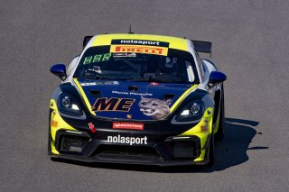 #47 Porsche 718 Cayman GT4 RS Clubsport of Matt Travis and Jason Hart, NOLASPORT, Pirelli GT4 America, Pro-Am, SRO America, Circuit of the Americas, Austin TX, May 2023.
 | Brian Cleary/SRO