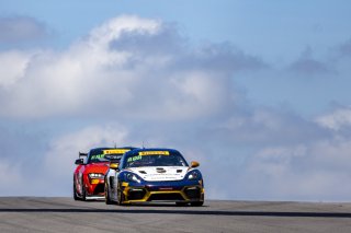 #18 Porsche 718 Cayman GT4 RS Clubsport of Roland Krainz and Austin Krainz, RS1, Pirelli GT4 America, Am, SRO America, Circuit of the Americas, Austin TX, May 2023.
 | Brian Cleary/SRO