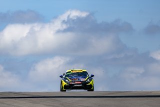 #47 Porsche 718 Cayman GT4 RS Clubsport of Matt Travis and Jason Hart, NOLASPORT, Pirelli GT4 America, Pro-Am, SRO America, Circuit of the Americas, Austin TX, May 2023.
 | Brian Cleary/SRO