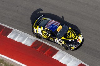 #2 Aston Martin Vantage AMR GT4 of Jason Bell and Michael Cooper, Flying Lizards Motorsports, Pirelli GT4 America, Pro-Am, SRO America, Circuit of the Americas, Austin TX, May 2023.
 | Brian Cleary/SRO