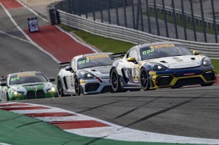 #18 Porsche 718 Cayman GT4 RS Clubsport of Roland Krainz and Austin Krainz, RS1, Pirelli GT4 America, Am, SRO America, Circuit of the Americas, Austin TX, May 2023.
 | SRO Motorsports Group