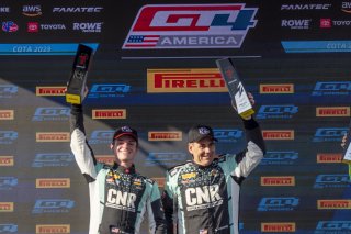 #68 Toyota Gazoo Racing GR Supra GT4 of Kevin Conway and John Geesbreght, Smooge Racing, Pirelli GT4 America, Silver, SRO America, Circuit of the Americas, Austin TX, May 2023.
 | Brian Cleary/SRO