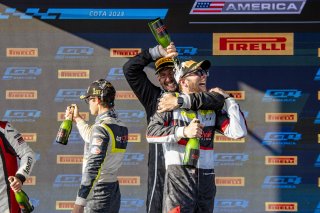 #51 BMW M4 GT4 of JCD Dubets and Zac Anderson, Auto Technic Racing, Pirelli GT4 America, Silver, SRO America, Circuit of the Americas, Austin TX, May 2023.
 | Brian Cleary/SRO