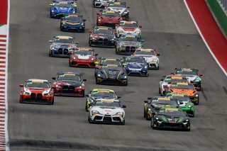 #54 McLaren Arturo GT4 of Tim Pappas and Jeroen Bleekemolen, Black Swan Racing, Pirelli GT4 America, Pro-Am, SRO America, Circuit of the Americas, Austin TX, May 2023.
 | SRO Motorsports Group