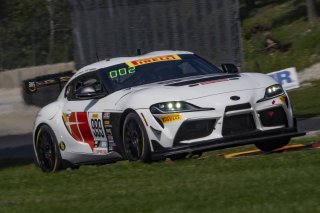 #999 Toyota Gazoo Racing GR Supra GT4 of Parker Thompson and Daniel Hanley, Hanley Motorsports, Pirelli GT4 America, Silver, SRO America, Road America, Elkhart Lake, WI, August 2023.
 | Brian Cleary/SRO