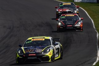 #47 Porsche 718 Cayman GT4 RS Clubsport of Matt Travis and Jason Hart, NOLASPORT, Pirelli GT4 America, Pro-Am, SRO America, Road America, Elkhart Lake, WI, August 2023.
 | SRO Motorsports Group