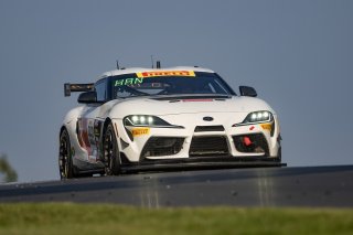 #999 Toyota Gazoo Racing GR Supra GT4 of Parker Thompson and Daniel Hanley, Hanley Motorsports, Pirelli GT4 America, Silver, SRO America, Road America, Elkhart Lake, WI, August 2023.
 | Brian Cleary/SRO