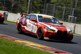 #92 BMW M4 GT4 of Kevin Boehm and Kenton Koch, Random Vandals Racing, Pirelli GT4 America, Silver, SRO America, Road America, Elkhart Lake, WI, August 2023.
 | Brian Cleary/SRO