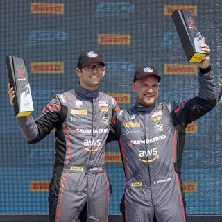 #92 BMW M4 GT4 of Kevin Boehm and Kenton Koch, Random Vandals Racing, Pirelli GT4 America, Silver, SRO America, Road America, Elkhart Lake, WI, August 2023.
 | SRO Motorsports Group