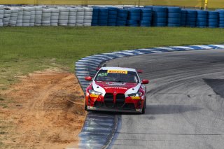 #92 BMW M4 GT4 of Kevin Boehm and Kenton Koch, Random Vandals Racing, Pirelli GT4 America, Silver, SRO America, Sebring International Raceway, Sebring, FL, September 2023.
 | Brian Cleary/SRO