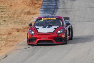 #19 Porsche 718 Cayman GT4 RS Clubsport of Francis Selldorff and Andrew Davis, ACI Motorsports, Pirelli GT4 America, Pro-Am, SRO America, Sebring International Raceway, Sebring, FL, September 2023.
 | Brian Cleary/SRO