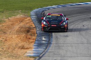 #83 Porsche718 Cayman GT4 RS Clubsport of Juan Pablo Martinez and Nelson Calle, NOLASPORT, Pirelli GT4 America, Am, SRO America, Sebring International Raceway, Sebring, FL, September 2023.
 | Brian Cleary/SRO