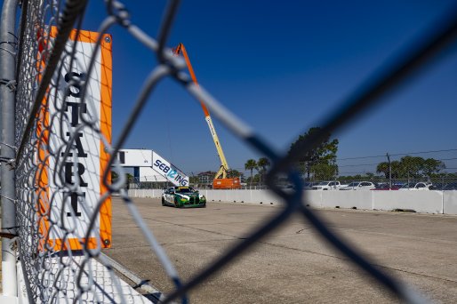 #98 BMW M4 GT4 of Paul Sparta and Al Carter, Random Vandals Racing, Pirelli GT4 America, Am, SRO America, Sebring International Raceway, Sebring, FL, September 2023.
 | Brian Cleary/SRO