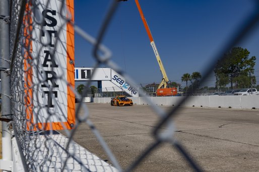 #19 Porsche 718 Cayman GT4 RS Clubsport of Francis Selldorff and Andrew Davis, ACI Motorsports, Pirelli GT4 America, Pro-Am, SRO America, Sebring International Raceway, Sebring, FL, September 2023.
 | Brian Cleary/SRO