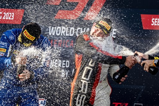 #58 Porsche 718 Cayman GT4 RS Clubsport of Richard Edge and Matt Halcome, ACI Motorsports, Pirelli GT4 America, Am, SRO America, Sebring International Raceway, Sebring, FL, September 2023.
 | Brian Cleary/SRO