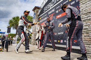 #51 BMW M4 GT4 of JCD Dubets and Zac Anderson, Auto Technic Racing, Pirelli GT4 America, Silver, SRO America, Sebring International Raceway, Sebring, FL, September 2023.
 | Brian Cleary/SRO