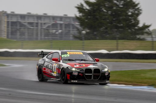 #36 BMW M4 GT4 of James Clay and Charlie Postins, BimmerWorld, Pirelli GT4 America, Am, SRO America, Indianapolis Motor Speedway, Indianapolis, IN, October 2023.
 | Brian Cleary/SRO