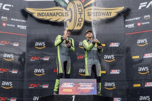 #47 Porsche 718 Cayman GT4 RS Clubsport of Matt Travis and Jason Hart, NOLASPORT, Pirelli GT4 America, Pro-Am, SRO America, Indianapolis Motor Speedway, Indianapolis, IN, October 2023.
 | Brian Cleary/SRO