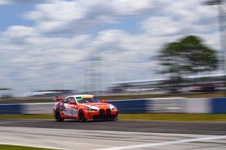 #97 BMW M4 GT4 of Kenton Koch and Kevin Boehm, Random Vandals Racing, GT4 America, Silver, SRO America, Sebring International Raceway, Sebring, FL, May 3-5 2024
 | Fred Hardy | www.FredHardyPhoto.com for SRO America ©2024