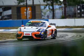 #17 Porsche 718 Cayman GT4 RS Clubsport of Sean Gibbons and Sam Owen, OGH Motorsports, GT4 America, Am, SRO America, Sebring International Raceway, Sebring, FL, May 3-5 2024
 | Fred Hardy | www.FredHardyPhoto.com for SRO America ©2024