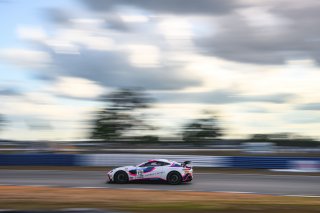 #13 Aston Martin Vantage AMR GT4 of Todd Parriott and Tom Dyer, Flying Lizard Motorsports, GT4 America, Pro-Am, SRO America, Sebring International Raceway, Sebring, FL, May 3-5 2024
 | Fred Hardy | www.FredHardyPhoto.com for SRO America ©2024