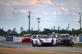 #13 Aston Martin Vantage AMR GT4 of Todd Parriott and Tom Dyer, Flying Lizard Motorsports, GT4 America, Pro-Am, SRO America, Sebring International Raceway, Sebring, FL, May 3-5 2024
 | Fred Hardy | www.FredHardyPhoto.com for SRO America ©2024