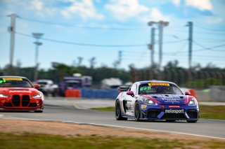 #52 Porsche 718 Cayman GT4 RS Clubsport of David Peterman and Lee FLrpentier, NOLSPORT, GT4 America, Am, SRO America, Sebring International Raceway, Sebring, FL, May 3-5 2024
 | Fred Hardy | www.FredHardyPhoto.com for SRO America ©2024