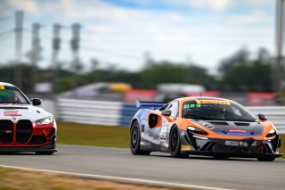 #80 McLaren Artura GT4 of Kaia Teo and Nick Longhi, Orlando Motorsports Services, GT4 America, Am, SRO America, Sebring International Raceway, Sebring, FL, May 3-5 2024
 | Fred Hardy | www.FredHardyPhoto.com for SRO America ©2024