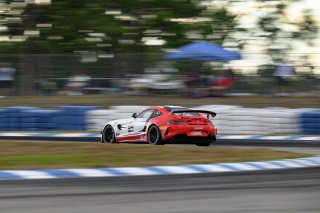 #34 Mercedes-AMG GT4 of Demi Chalkias and Jake Cowden, JMF Motorsports, GT4 America, Silver, SRO America, Sebring International Raceway, Sebring, FL, May 3-5 2024
 | Fred Hardy | www.FredHardyPhoto.com for SRO America ©2024
