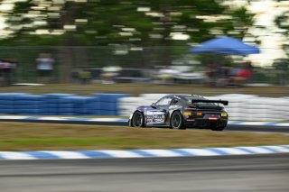 #099 Porsche 718 Cayman GT4 RS Clubsport of Robb Holland and Jaden Lander, Rotek Racing, GT4 America, Am, SRO America, Sebring International Raceway, Sebring, FL, May 3-5 2024
 | Fred Hardy | www.FredHardyPhoto.com for SRO America ©2024