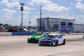 #635 Mercedes-AMG GT4 of Johan Schwartz and Dan Dyszelski, RySpec Racing, GT4 America, Pro-Am, SRO America, Sebring International Raceway, Sebring, FL, May 3-5 2024
 | Fred Hardy | www.FredHardyPhoto.com for SRO America ©2024